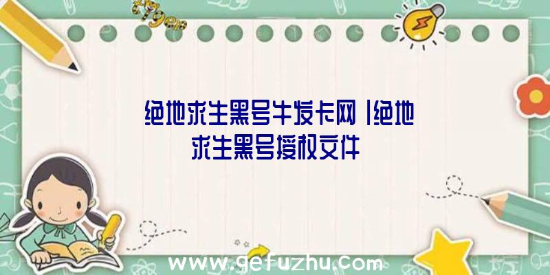 「绝地求生黑号牛发卡网」|绝地求生黑号授权文件